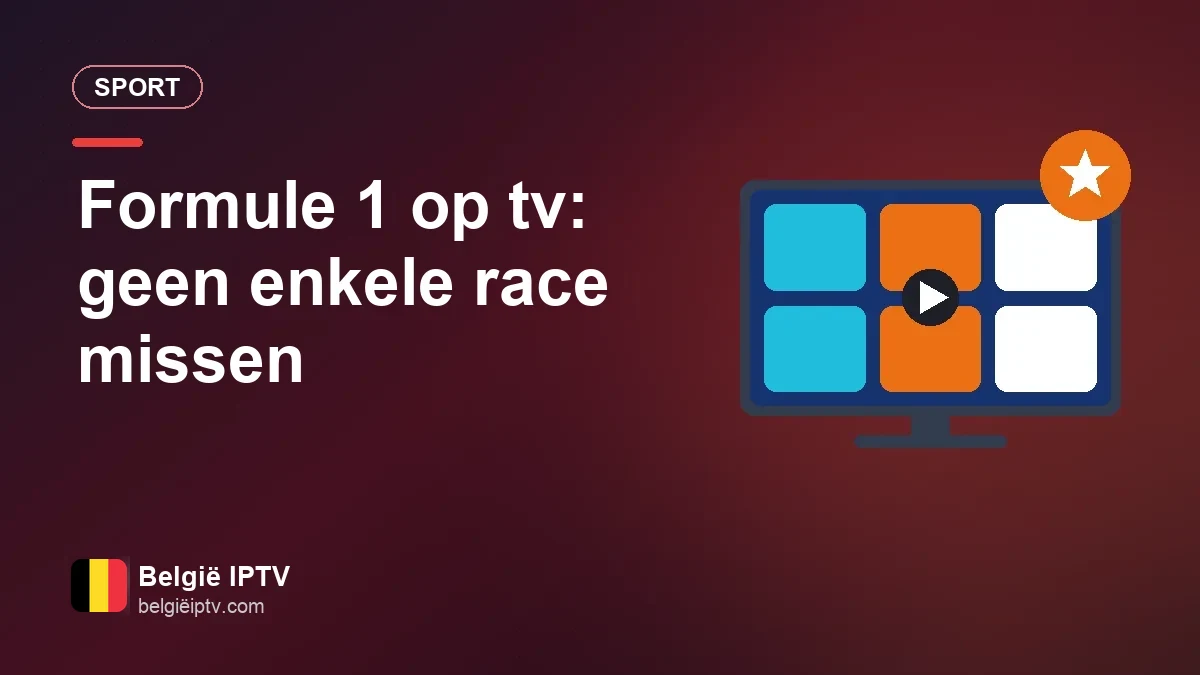 Formule 1 op tv: elke Grand Prix, sprint en kwalificatie live meemaken Een Grand Prix van de Formule 1 op tv volgen in de living